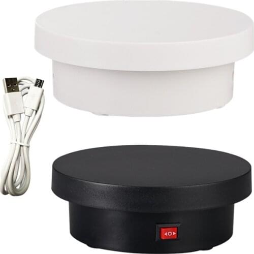 USB Electric 360 Degree Photography Rotating Turntable Product Display Stand For Video Vlog Shooting Props Turntable 30 sec/rev