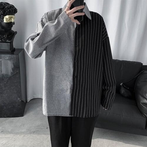 Мужские полосатые рубашки ESDAF China At AliExpress