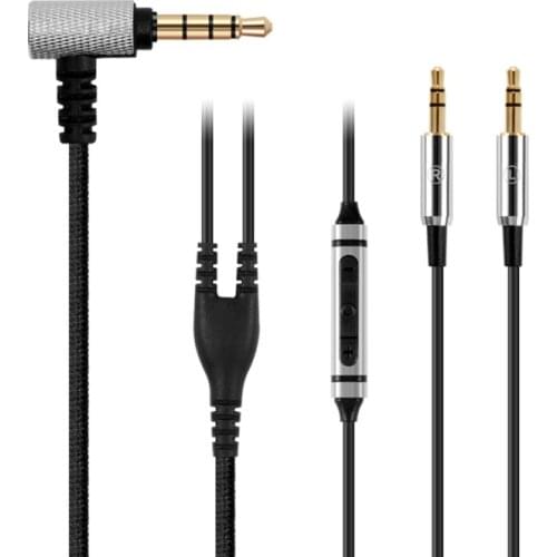Flexural Replacement 1.4m Audio- Cable With Mic/ For Sol Republic Master Tracks V8 V10 V12 X3 Headphone Cable