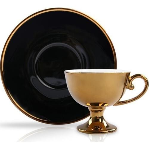 Symbol Gold Black Flip 6 Personality Turkish coffee Cup