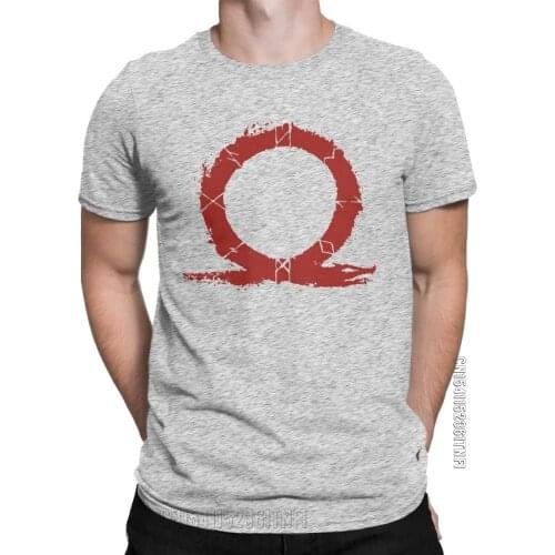 God Of War Runes T-Shirt For Men Leisure Pure Cotton Tees Crewneck Classic Short Sleeve T Shirt Unique Tops