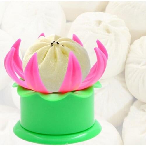 Chinese Bun Mold Steamed Stuffed Bun Making Mould Covenient Easy to Use Multicolor Steamed Bun Dumpling Maker Mold for Household