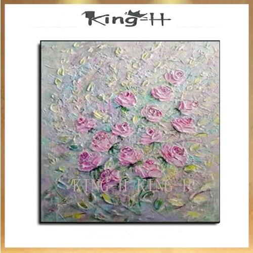 No frame hand-painted oil painting abstract plants dried flowers modern high quality decorate children room porch hall