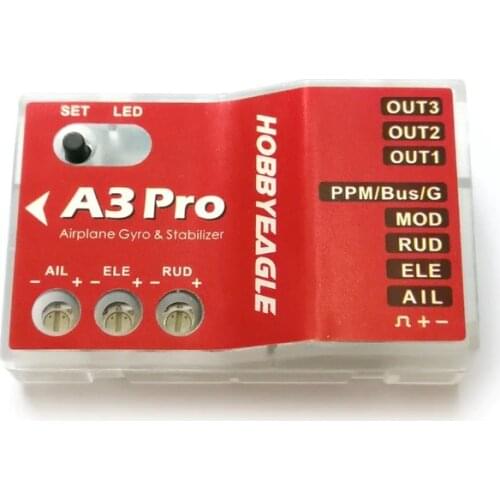 Hobby Eagle A3 Pro Aeroplane RC Flight Controller Stabilizer System Stabilizer Gyro for RC Airplane Fixed-wing Copter