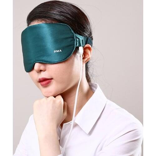 PMA E10 Heating Eye Mask Graphene Silk heated eyeshade EyeMask Eyepatch Mask for Travel Rest Sleep Alleviate Fatigue anti-stress