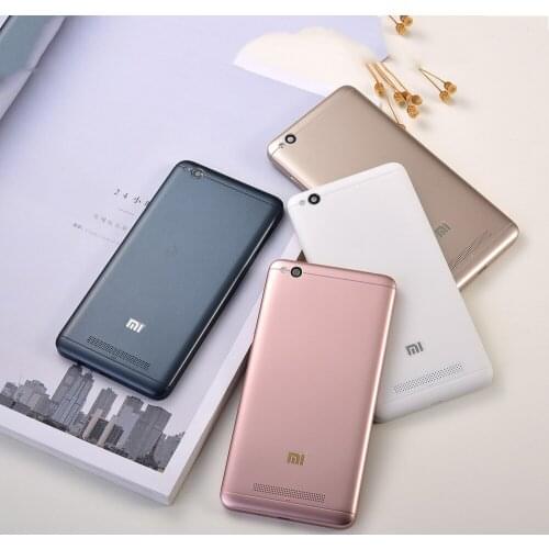 New Rear Housing Cover XIAOMI Redmi 4A Plastic Battery Back Cover Door Replacement Phone Protection Case With Camera lens & logo