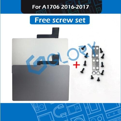 Original Laptop Touch Pad For MacBook Pro Retina 13" Touch Bar A1706 Touchpad Trackpad with Flex Cable + Screws 2016 2017