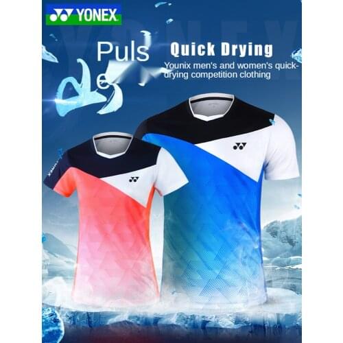 Original YONEX short sleeve sport jersey sports clothing sportswear badminton clothing for men 110291