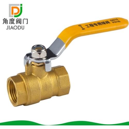Manufacturers of Yuhuan valve 216 brass thread forging ball valve from a batch