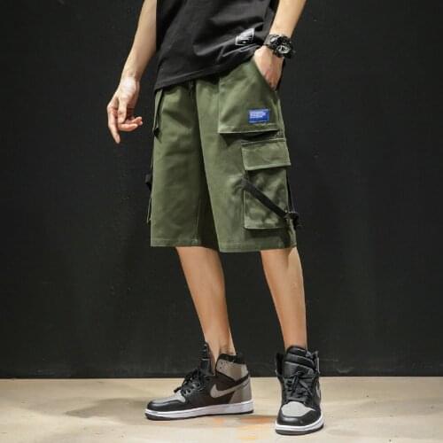 Casual Shorts 4XL Mens 5XL 2020 Summer New Arrivals Male Loose Work Pockets Design Outdoor Knee Length trousers K1963