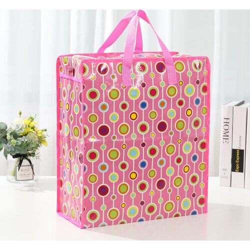 Waterproof Portable Clothes Storage Bag Organizer Folding Closet Pillow Quilt Blanket Non-woven Pouch