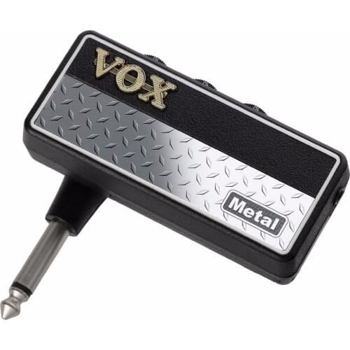 VOX AP2MT amPlug Metal G2 Guitar Headphone Amplifier with 3 Gain Modes, Speaker Cabinet Emulation, and Aux in Jack