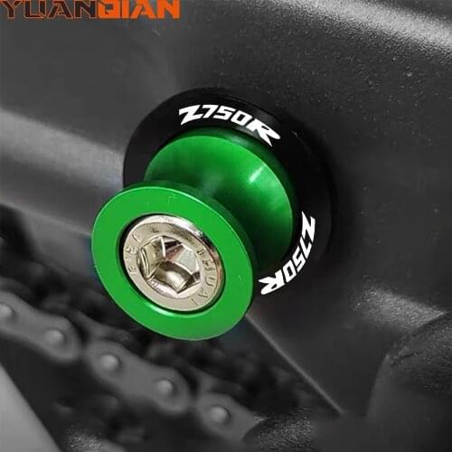 Z750R Motorcycle Swingarm Slider Spools Stand Screws Cover For KAWASAKI Z 750R Z750 R Z750R 2011 2012 Motorbike CNC Accessories