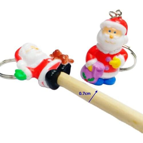 1 pc Santa Claus Merry Chrismas X'mas Pencil Top Cup Cake Decoration Topper Vending Party Favors Gift Novelty Pinata Bag Filler
