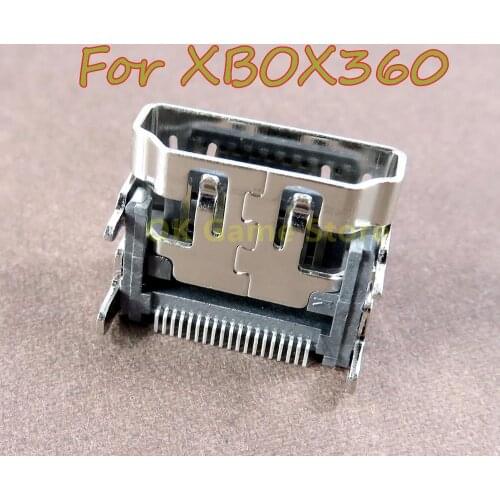 2pcs/lot OEM Brand New HDMI-compatible Socket For Xbox360 Replacement Port for xbox 360 Controller Repair parts