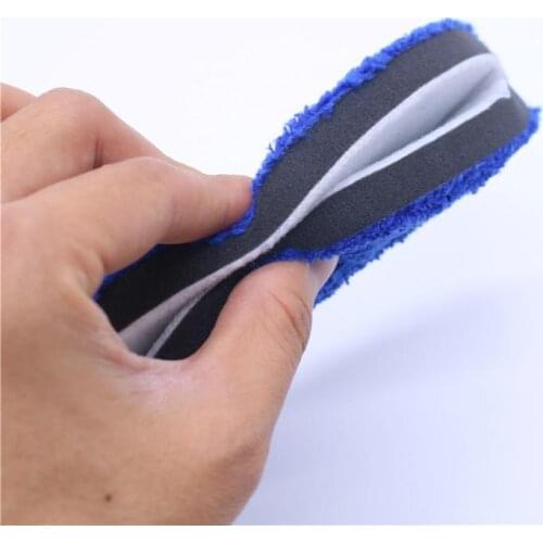 3/4/5/6/7 Inch Microfiber Polishing Pad Removing Wax Buffer Pads Replaceable Buffing Pads Micro Fiber for DA/RO Polisher