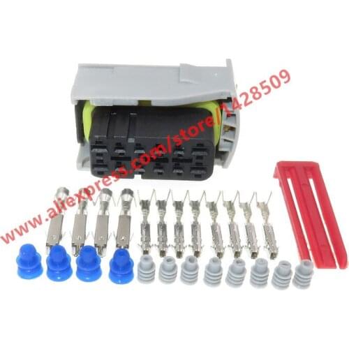 5 Sets 12 Pin Automotive Waterproof Connector Wiring Harness Plug With Terminals 284848-2