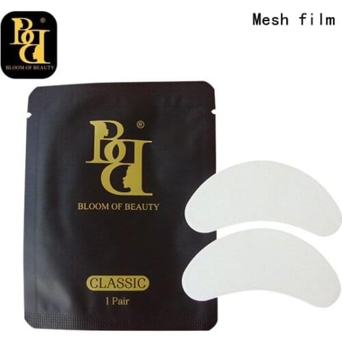 BB brand 200pairs/lot classic type the thinnest lint free eye patch under eye patch for eyelash extensions