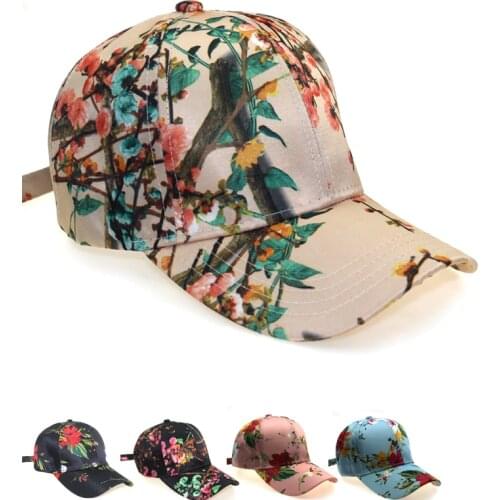 New Fashion 3D Flower Printed Baseball Caps Womens Outdoor Travel Sunhat Adult Tie-Dyed Adjustable Polyester Casual Sports Hats