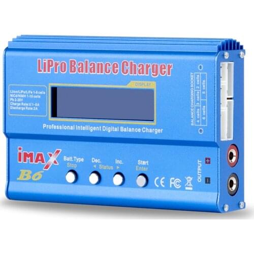 IMAX B6 Digital 80W 1-6S Lipo NiMH Battery Balance Charger Discharger For Gaoneng Tattu ZOP Lipo Battery RC Drone Helicopter