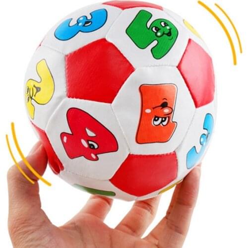 Children Kids Educational Toy Baby Learning Colors Number Ball Plaything Soccer Sports Ball Throw Stuffed Soft Plush Toys