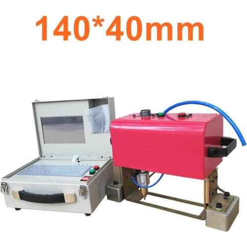 Electric Pneumatic Signs Marking Machine Nameplate Pneumatic Marking Machine Linear Guide All Electric Marking Machine 140*40mm