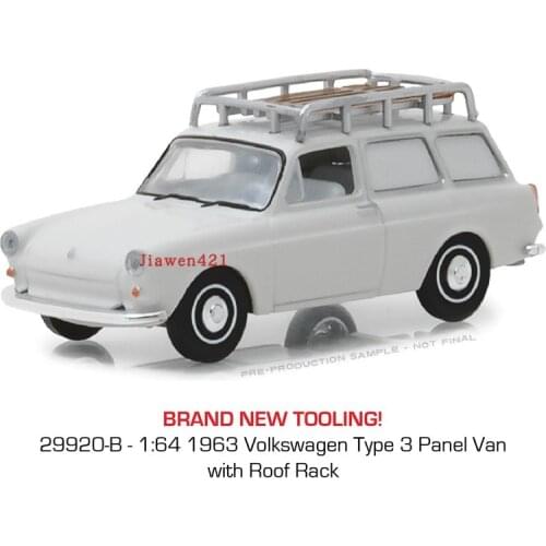 GreenLight 1:64 1963 Volks wagen Type 3 PANEL VAN with roof rack
