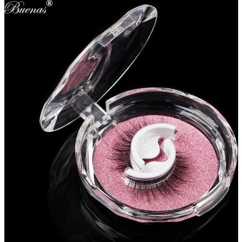 FX-N47 Freeshipping Buenas Glue-Free 6D False Eyelashes 10pcs/lot New Natural Self Adhesive 6d Eyelashes