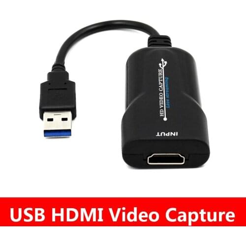 USB to HDMI 1080P30Hz Video Capture HDMI to USB Video Capture Card for Ps4 Game Concert Show Etc,Live Broadcast