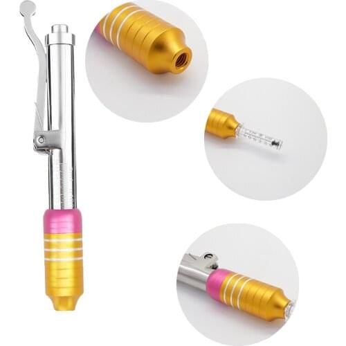 Stainless Steel 0.3ml High-pressure Acid Gun Multifunctional Beauty Injection Pen, Used for Lip Filling And Facial Moisturizing
