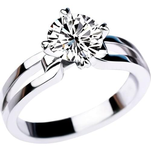 S925 Sterling Silver Engagement Rings for Women Indian Jewelry Luxury Diamond Exquisite Elegant Wedding Fine Original Design