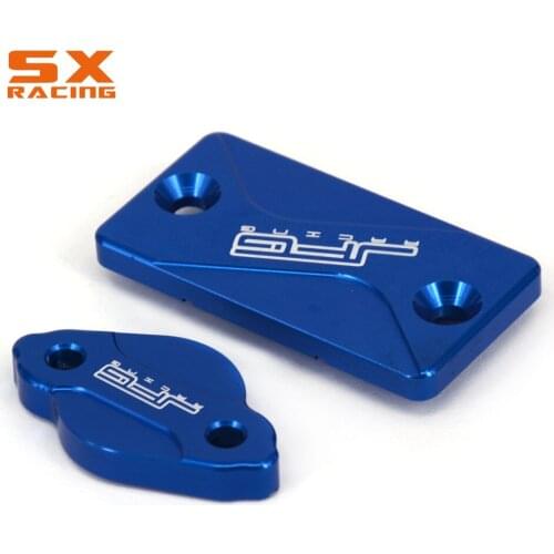 Motorcycle Front Rear Brake Reservoir Cap Cover For YAMAHA YZ125 YZ250 YZ450F 08-17 YZ250F 2007-2017 YZ250X 16-17 YZ250FX 15-17