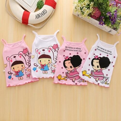 Baby Tops Children Vest Boys Girls Summer shirt baby baby sleeveless vest baby girl kids singlets undershirt kids