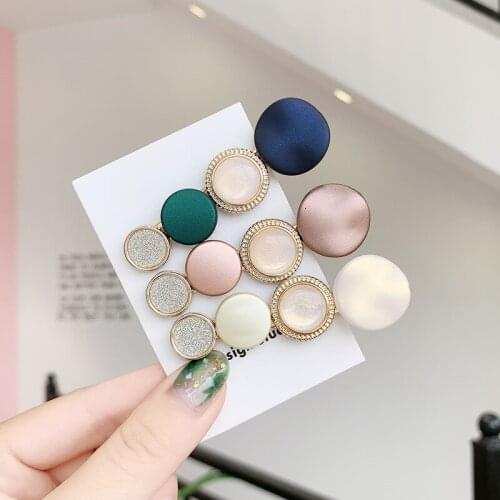 Fashion Acrylic Hair Clips for Women Girls Sweet Headwear Hair Ornament Hairpins Barrettes Hairgrip Hair Accessories 2021