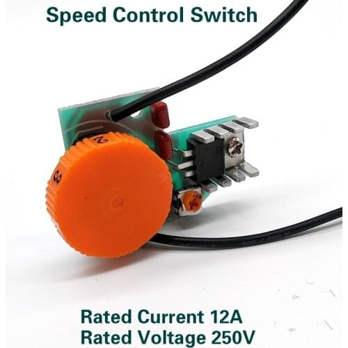 Rated Current 12A Rated Voltage 250V Replacement/Improve Electric Power Tool Speed Control Controller Switch 180