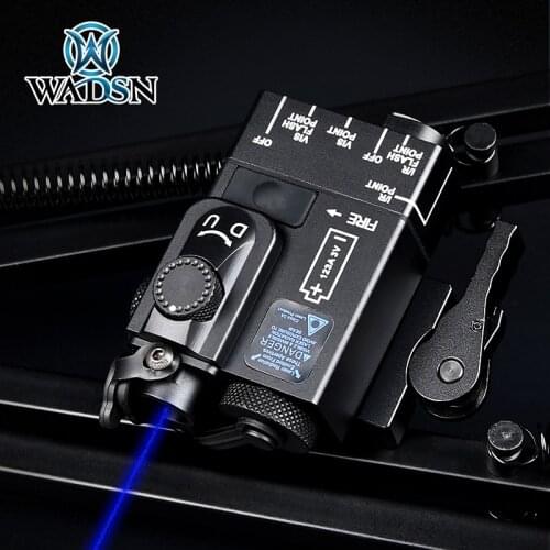 WADSN New Tactical DBAL-MINI Sight High Power IR Stroboscopic Infrared Laser All Metal Softair Red Green Blue Laser 20mm Rail