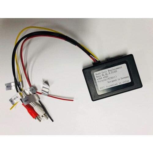 OPTIC AMPLIFIER BOX Fiber-Optic Decoder Box For Porsche Cayenne BENZ GL ML CAR Car DVD Player