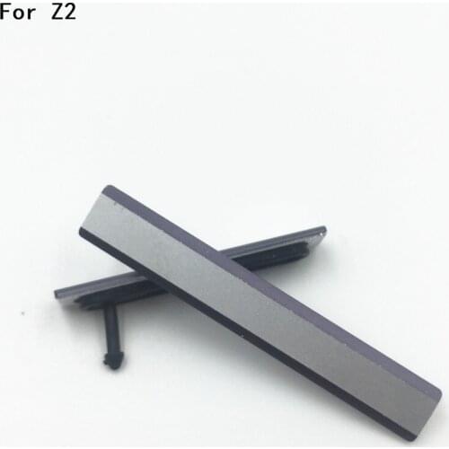 Original New For Sony Xperia Z2 L50W D6502 D6503 New Micro SD Port & SIM Card Port Slot+USB Charging Port Dust Plug Cove