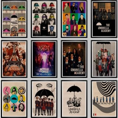 The Umbrella Academy Poster Good Quality Glossy Paper Home Bedroom Decoration