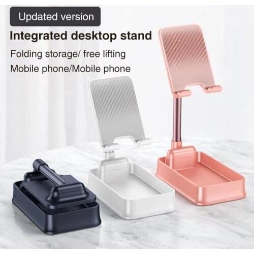Stretchable Metal Phone Stand Tablet Computer Stand Foldable Extension Support Stand Phone Pad holder Stand Can Be Stored Hot