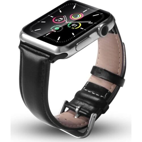 Leather Watch Strap for Apple Watch Series 3 2 1 38mm 42mm Leather Bracelet for iwatch 4 5 6 SE Band 44mm 40mm Watch Accessories