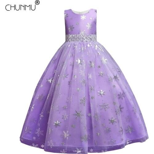 Christmas Formal Long Dresses Kids Dresses For Girls Elegant Princess Dress Children Dress Costume Wedding Party Dress Vestidos