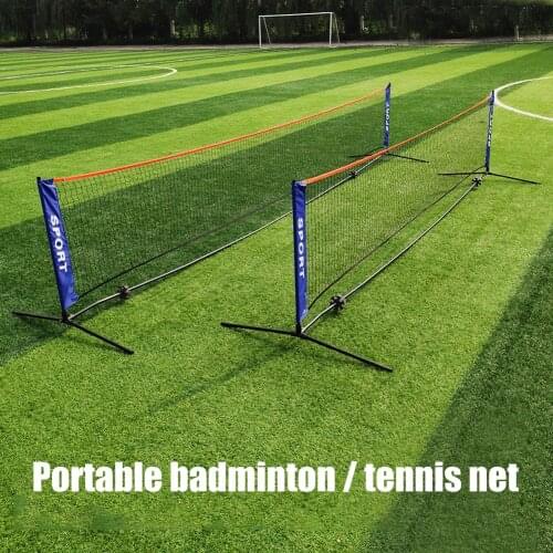 3.1/4.1/5.1/6.1m Professional Sport Training Standard Badminton Net Portable Volleyball Tennis Nets Mesh Outdoor Mesh Exercise