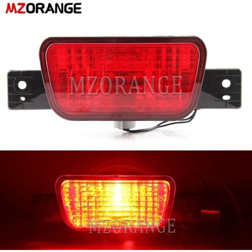 Car Rear Bumper Reflector Light For Mitsubishi Pajero Shogun 2007-2015 Stop Signal Brake Lights Taillight High Quality