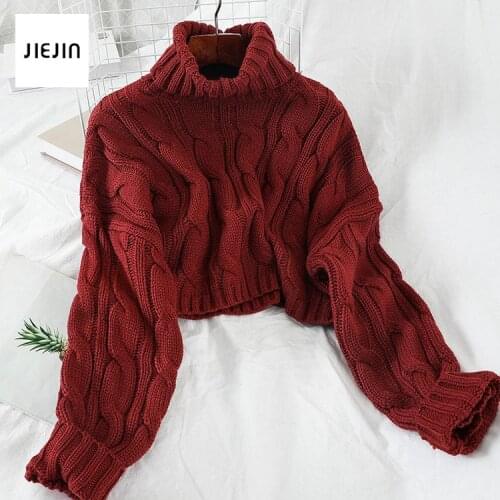 Women Turtleneck Winter Sweater Elegant Warm Oversized Women Knitted Women Sweaters And Pullovers Female Jumper Tricot Tops