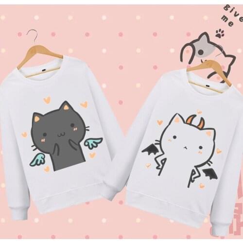 Anime Neko Atsume Cat Pullover Coat Hoodie Sweatshirt Cosplay Mens Womens Unisex Costumes Cute Kawaii