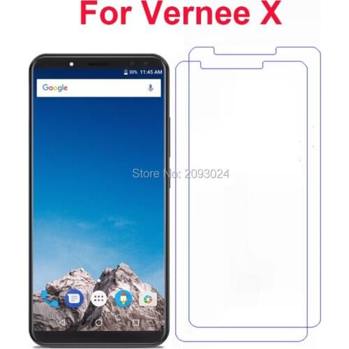 For Vernee X Tempered Glass Cover 9H 2.5D Ultra-Thin Front Phone Films Screen Protector For Vernee X Case Mobile Phone Film