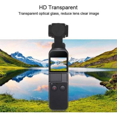 PULUZ Screen Protector Camera Lens Protective Film Accessory For DJI OSMO Pocket Gimbal Full-coverage Protection Tempered Glass