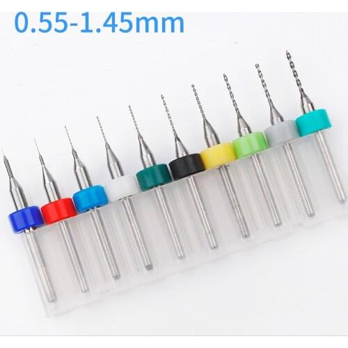 0.55-1.45mm PCB Drill Bit Tungsten Steel For Beeswa CNC Micro Mini Twist Drill drill bit set