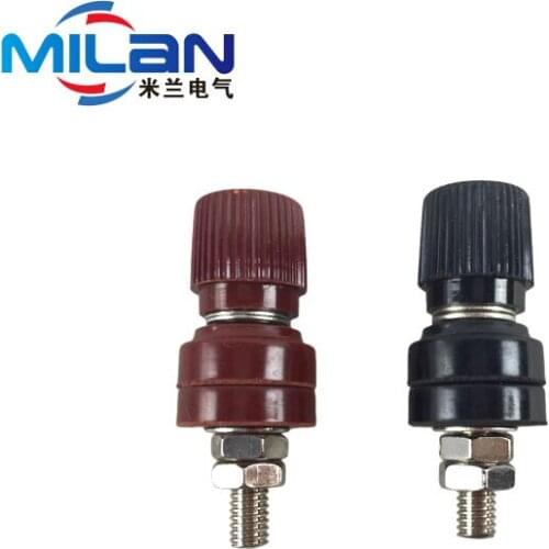 1pcs Type 333 copper terminal connector terminals M6 Red / Black